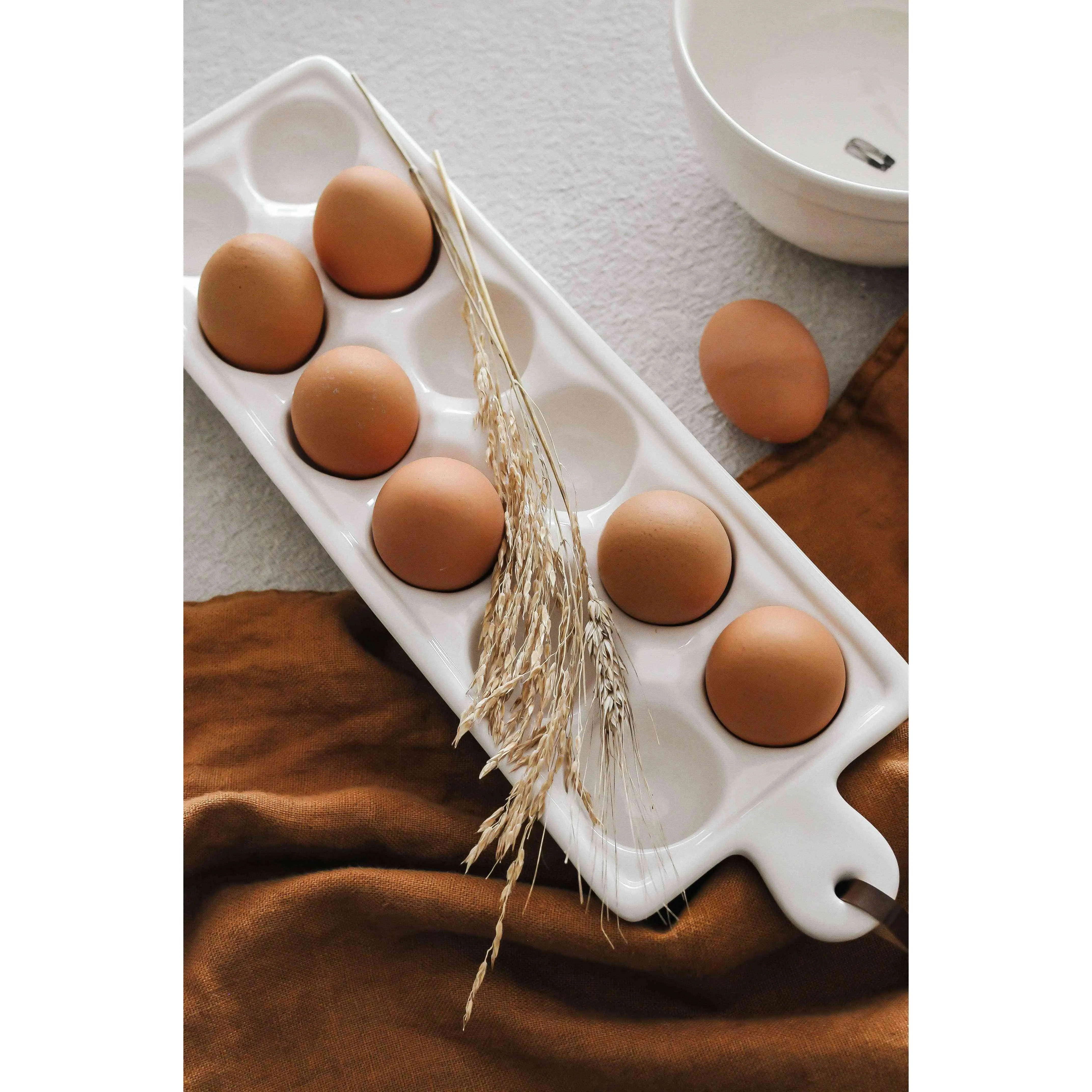 Magenta - Rae Dunn Stem Print Egg Tray , Gift for Friends, Gift For Mother.