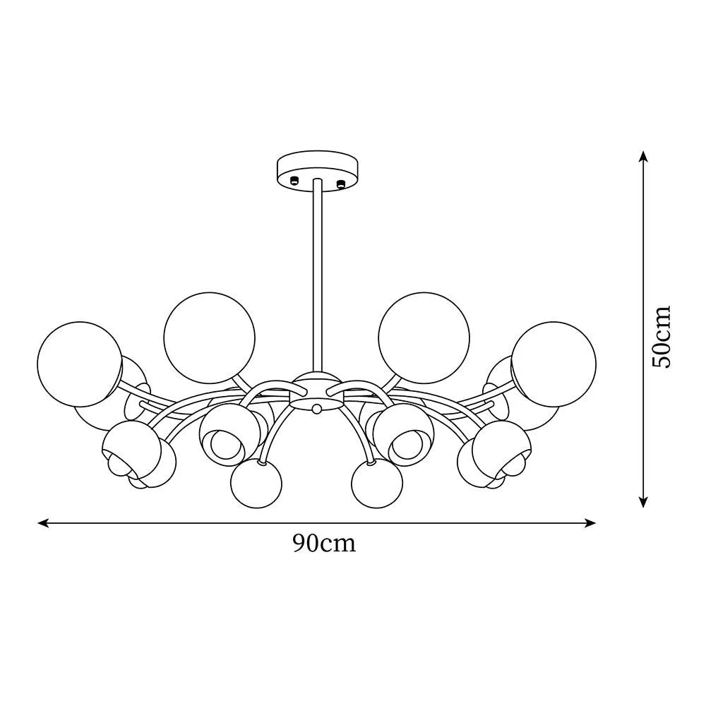 Modern Domie Chandelier