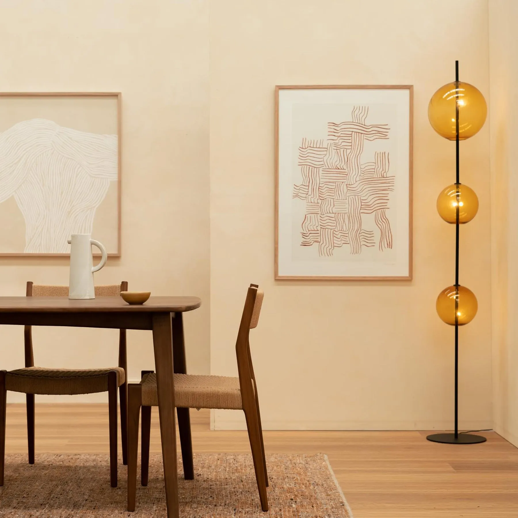 Modular Point Floor Lamp - Amber