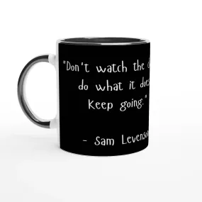 Motivational Black Ceramic Mug