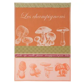 Mushroom (Champignon) French Jacquard Dish Towel by Coucke