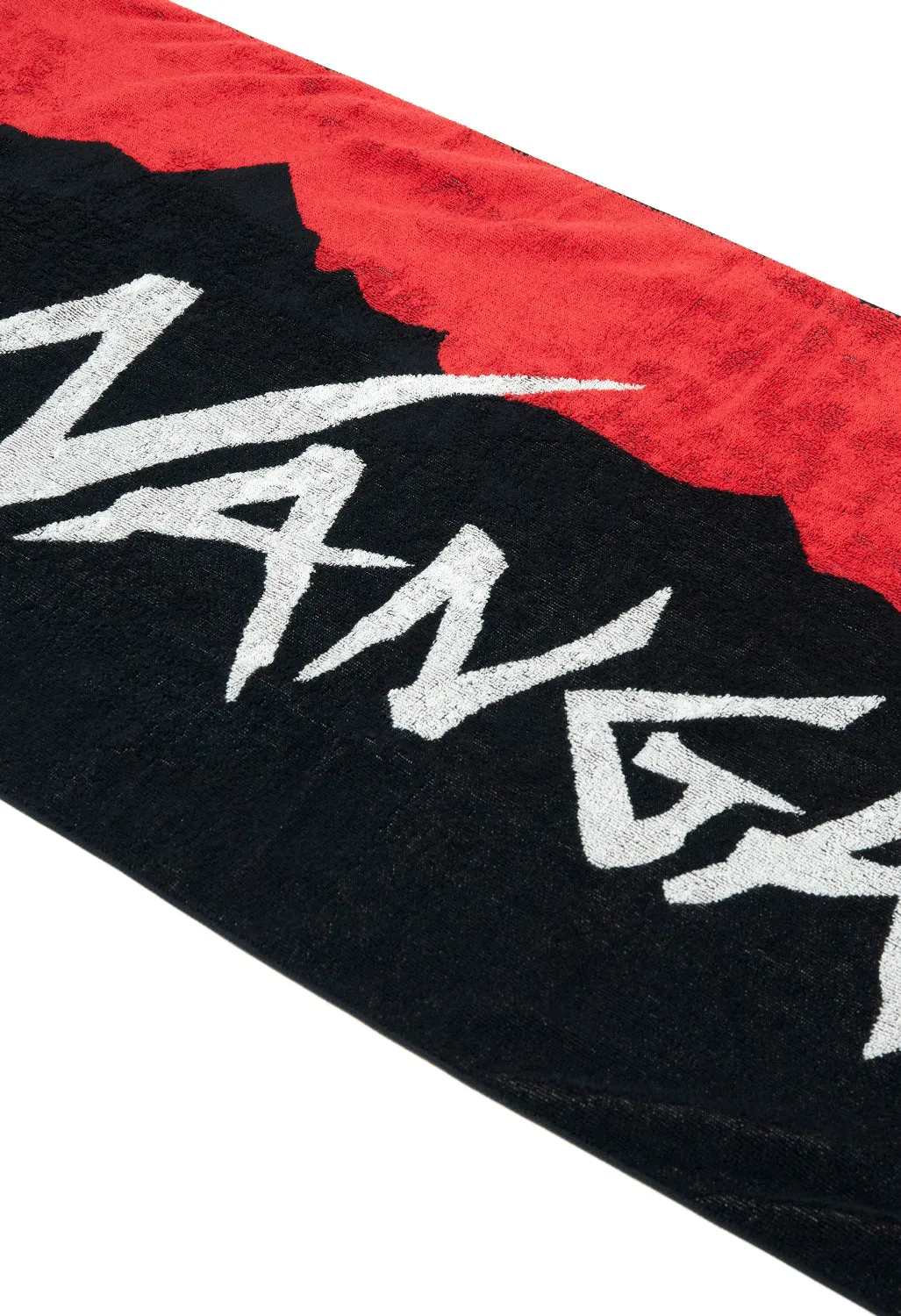 Nanga Logo Bath Towel - Red/Black