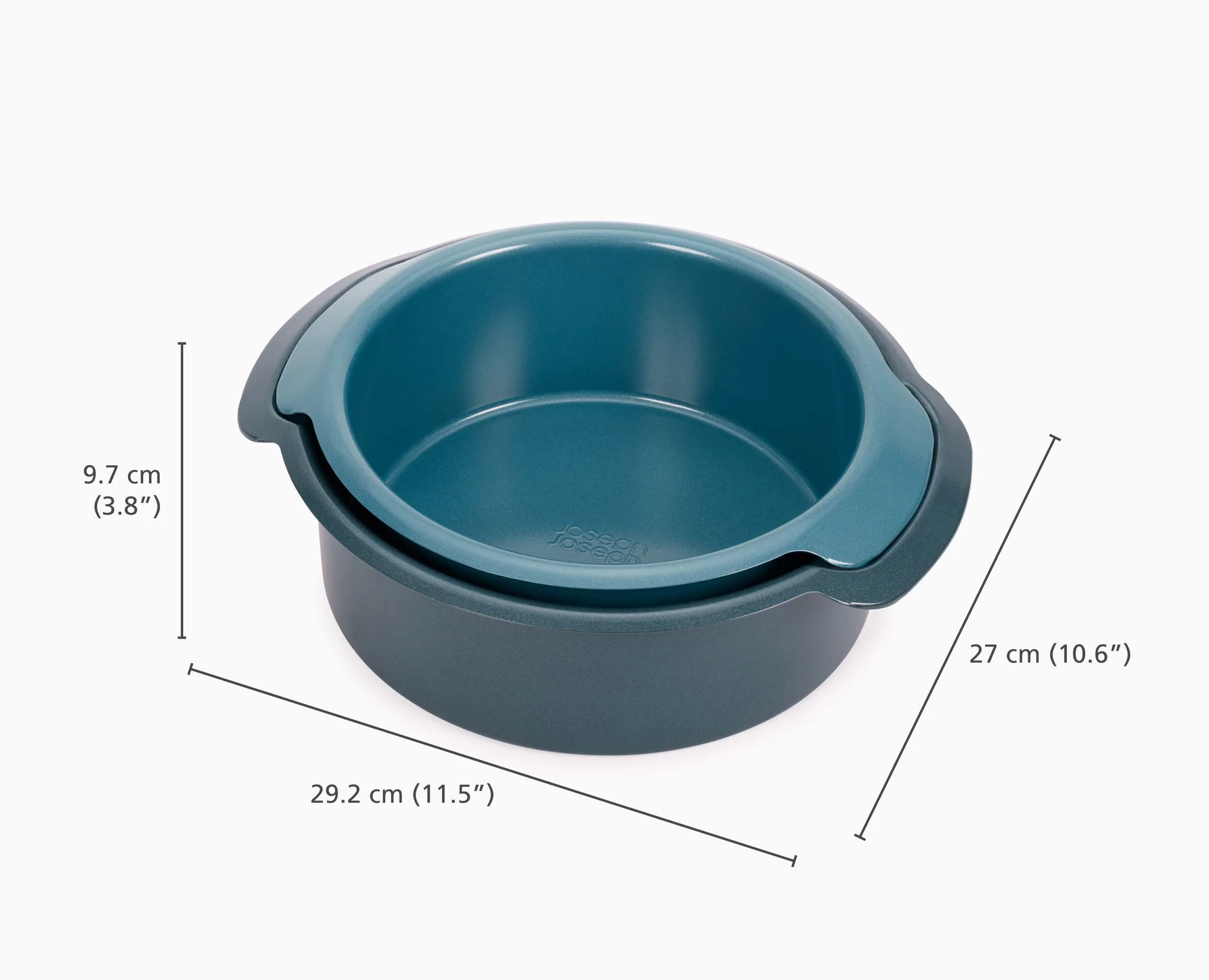 Nest™ Bake Non-Stick 2-piece Blue Round Cake Tin Set