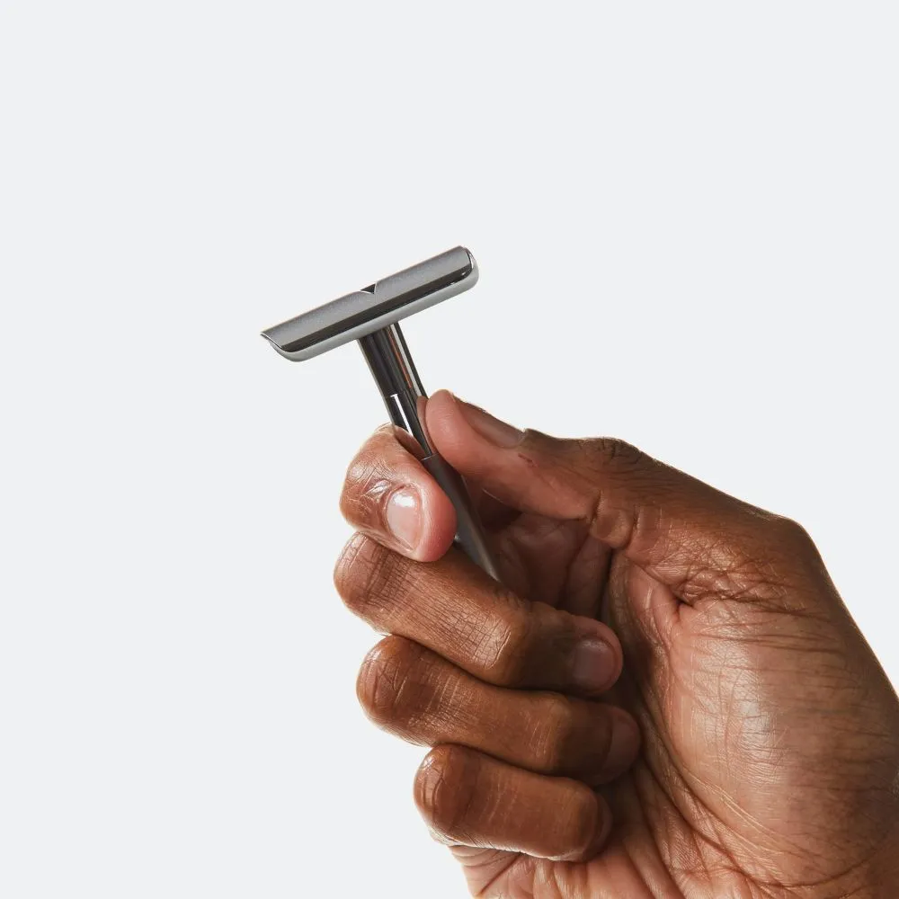 New - BEVEL Premium Safety Razor with 10 Double-Edged Razor Blades