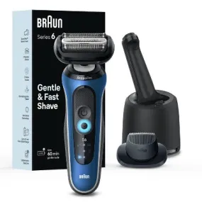 New - Braun Series 6-6172cc Rechargeable Wet & Dry Shaver   Smart Care Center