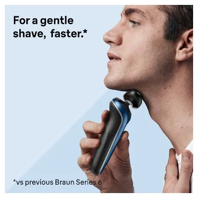 New - Braun Series 6-6172cc Rechargeable Wet & Dry Shaver   Smart Care Center