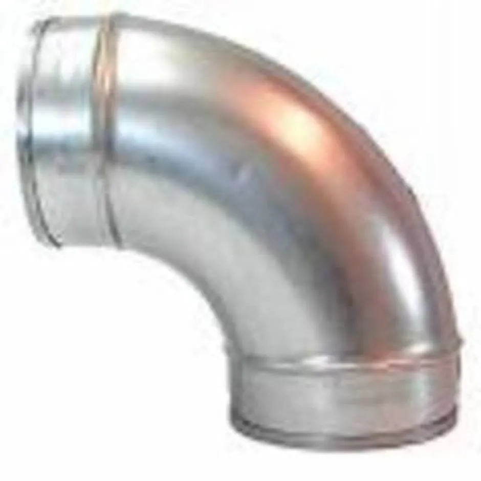 NilfiskCFM Zinc Plated 89mm 90 Degree Elbow For Ducted Vacuum Systems