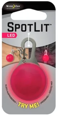 Nite Ize SpotLit LED Collar Light Pink