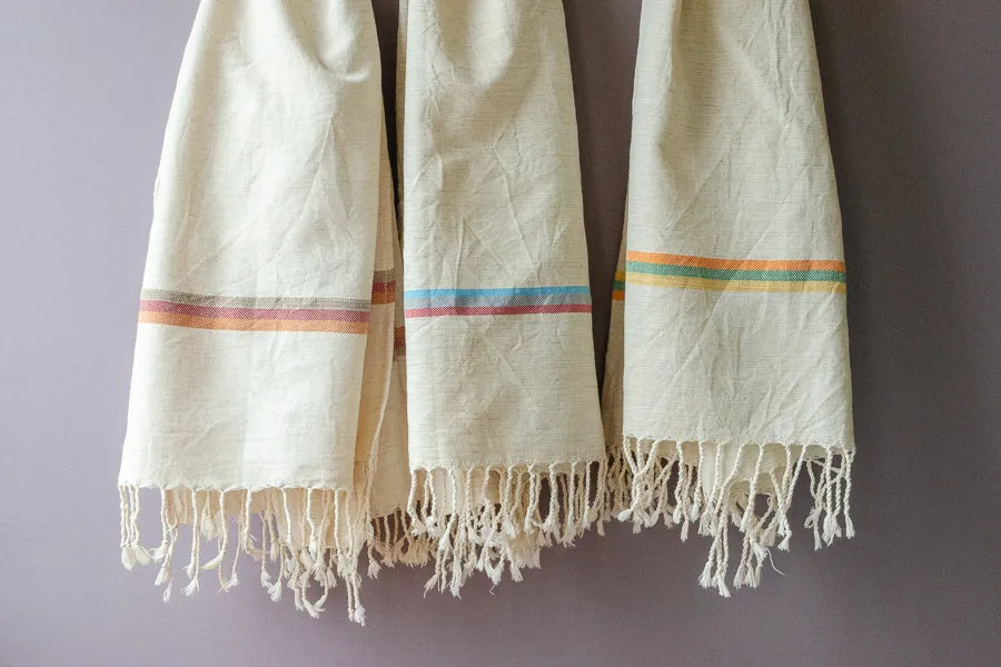 Olive Linen Hand Towel