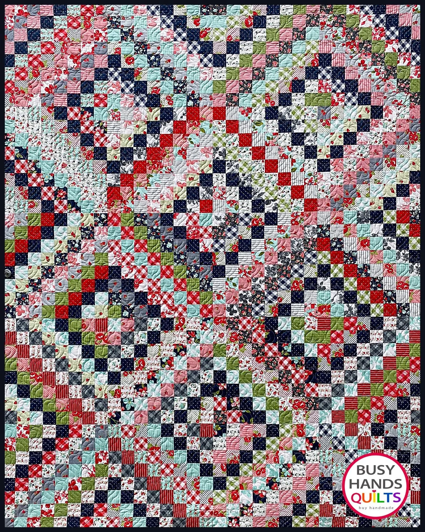 PATTERN, Scrappy Goodness Quilt by Myra Barnes