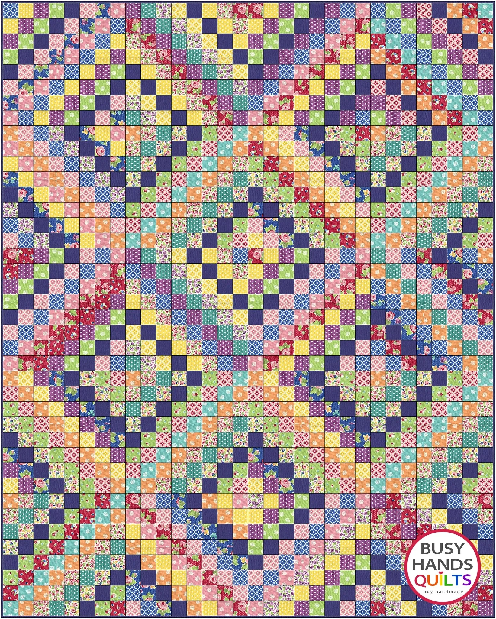 PATTERN, Scrappy Goodness Quilt by Myra Barnes