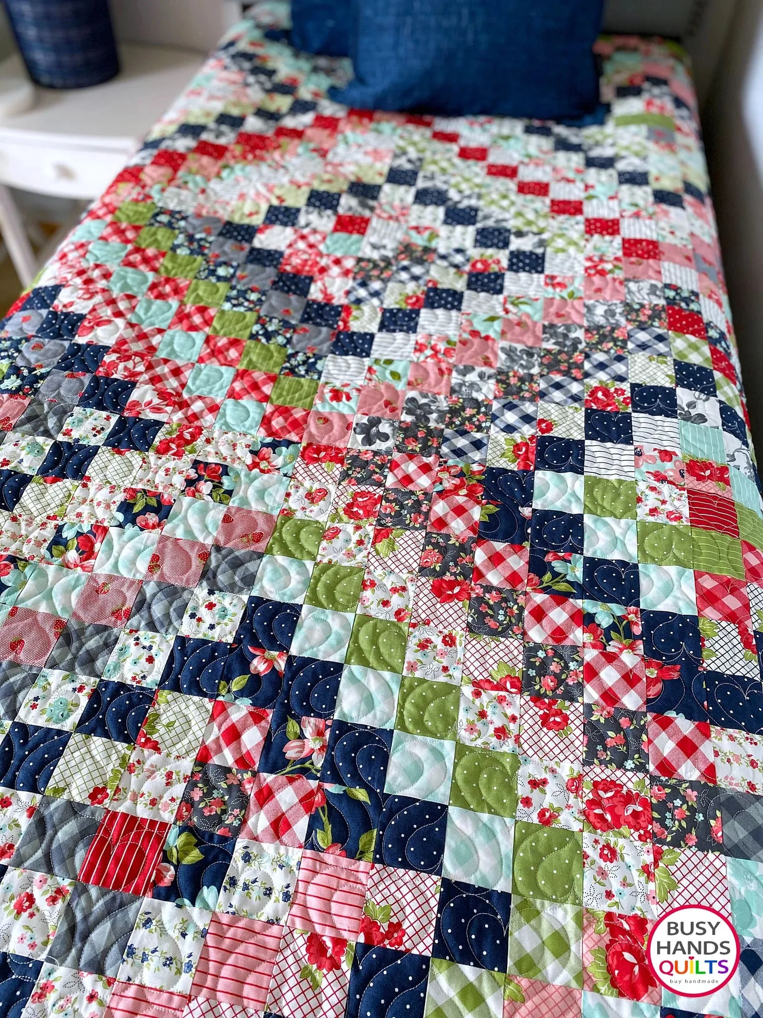 PATTERN, Scrappy Goodness Quilt by Myra Barnes