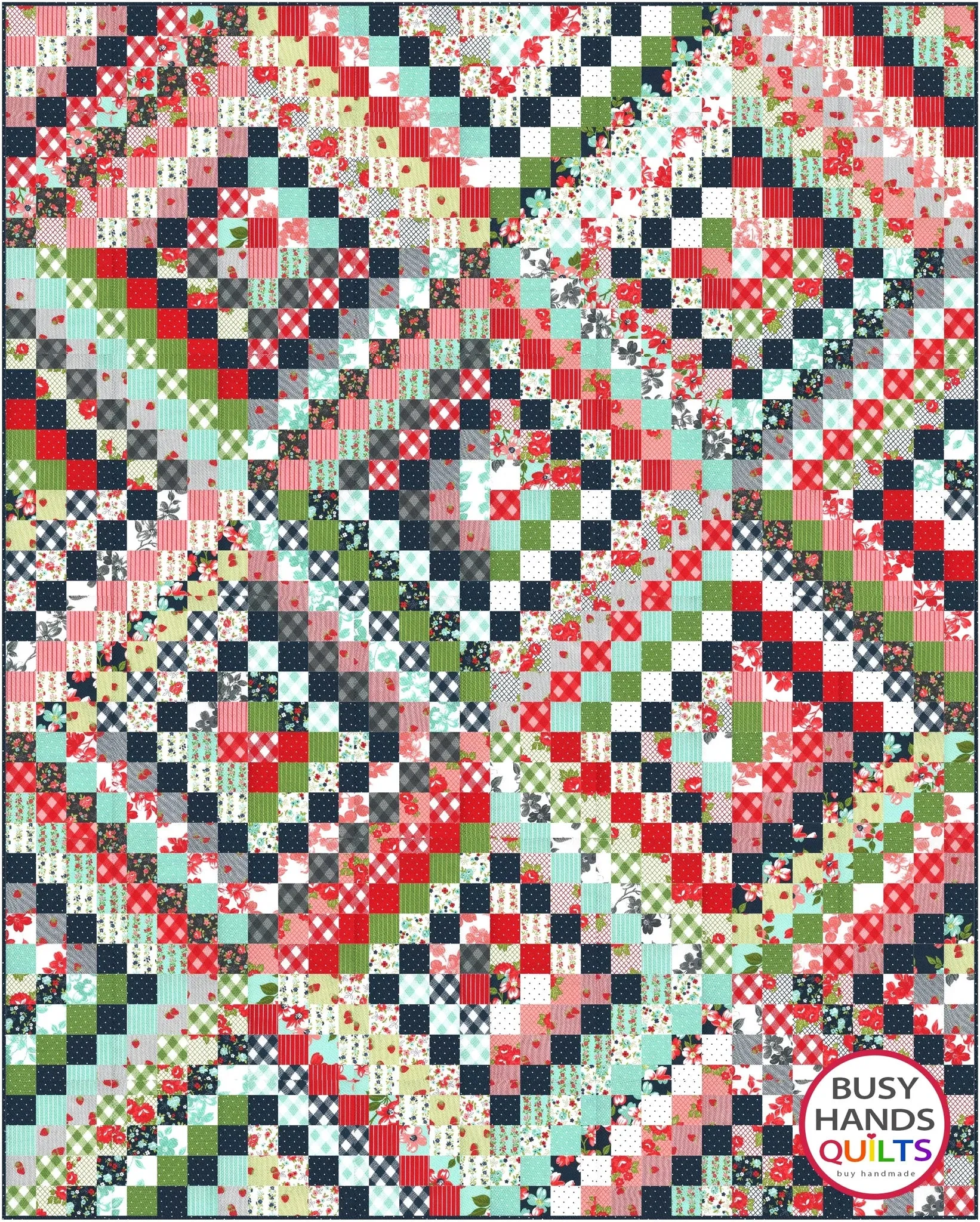 PATTERN, Scrappy Goodness Quilt by Myra Barnes