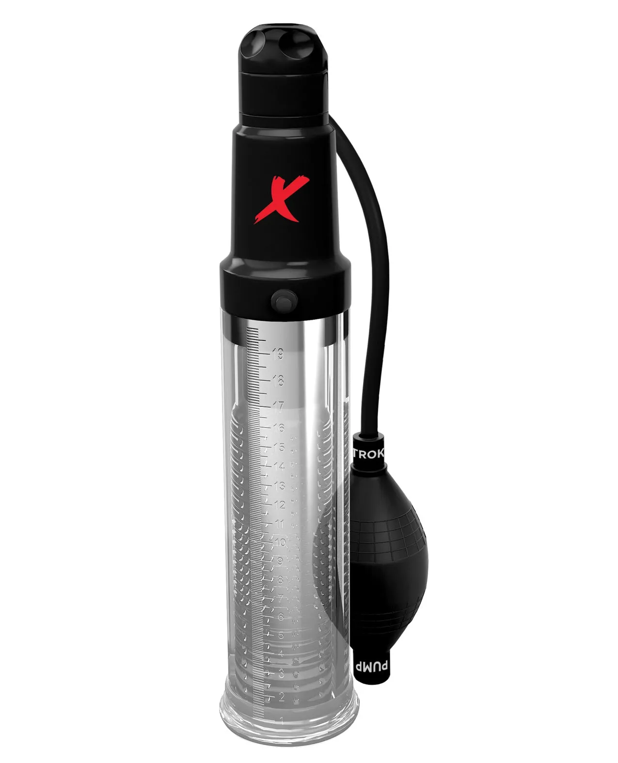 PDX Elite Suck N Pump Stroker - Clear