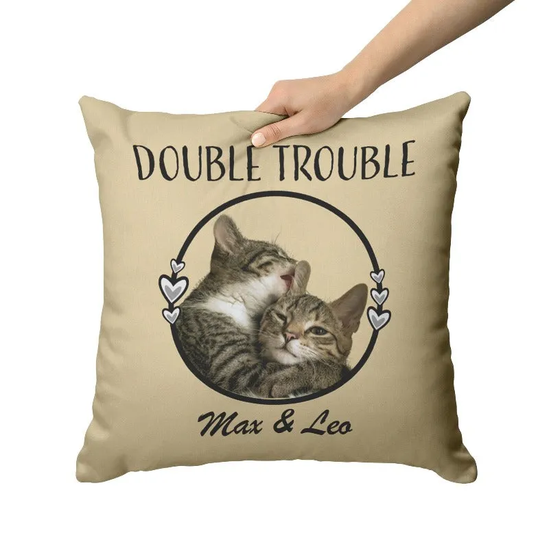 Personalized Cat Pillowcases With Names And Cats Photo