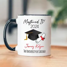 Personalized Graduation Mug, Graduation Gift, Custom Name, University Academics, Bachelor/Master/Degree Gift, Doctor, Nurse, Engineer Gift