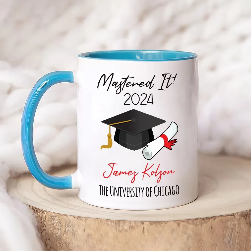 Personalized Graduation Mug, Graduation Gift, Custom Name, University Academics, Bachelor/Master/Degree Gift, Doctor, Nurse, Engineer Gift