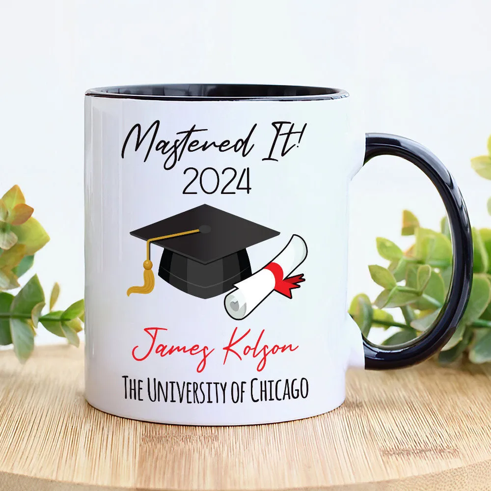 Personalized Graduation Mug, Graduation Gift, Custom Name, University Academics, Bachelor/Master/Degree Gift, Doctor, Nurse, Engineer Gift