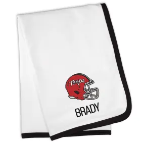 Personalized Maryland Terrapins Helmet Blanket