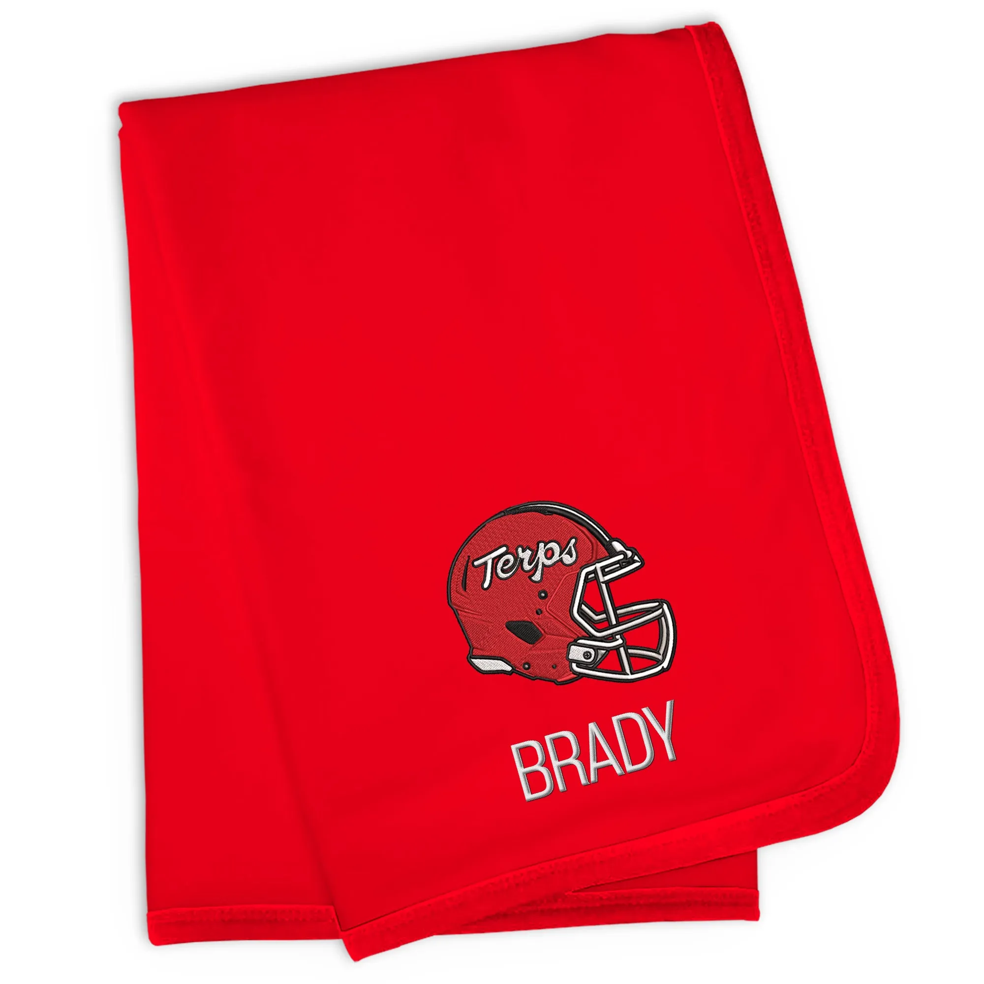 Personalized Maryland Terrapins Helmet Blanket