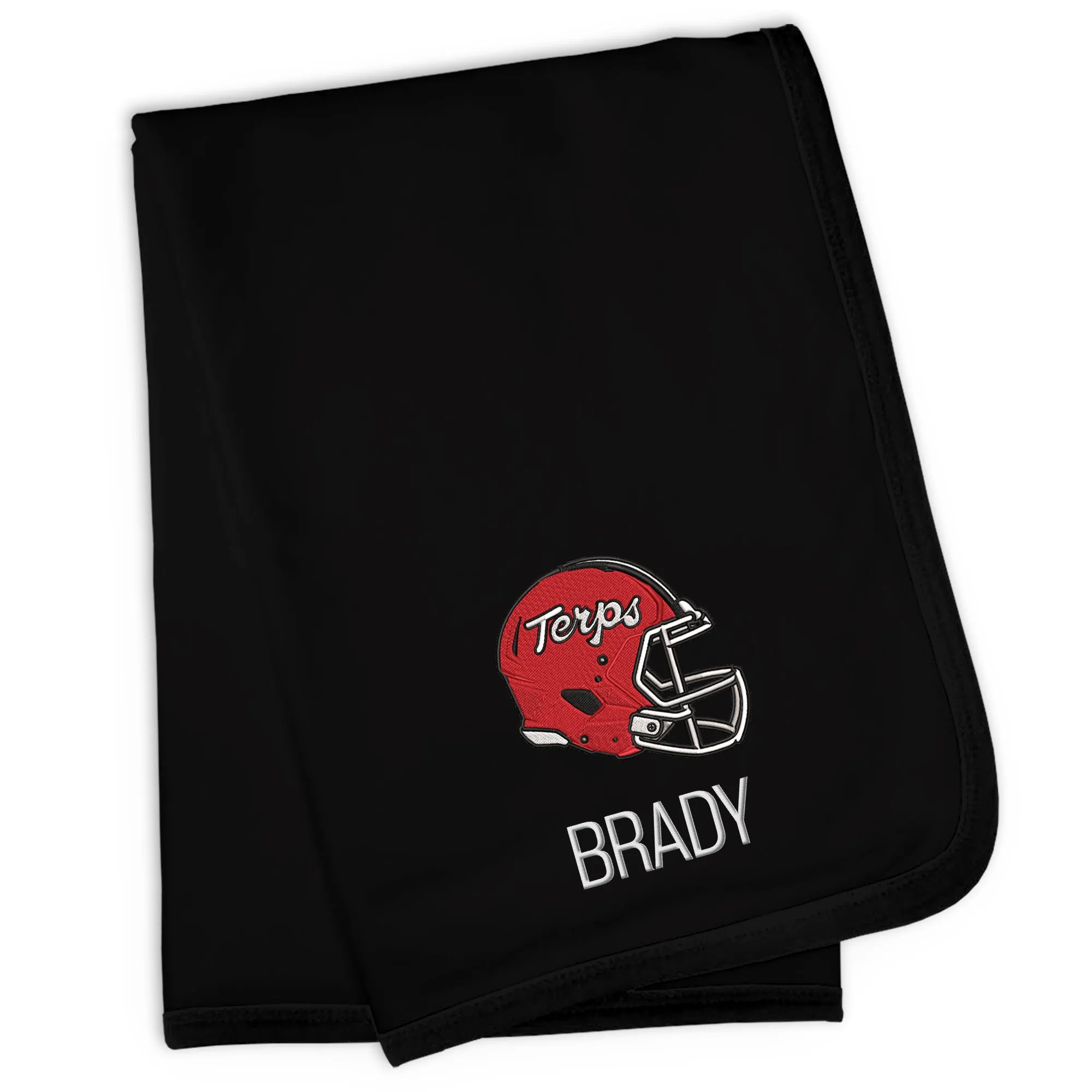 Personalized Maryland Terrapins Helmet Blanket