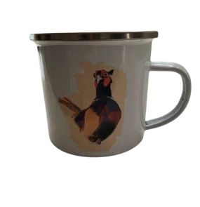 Phil the Pheasant Enamel Mug