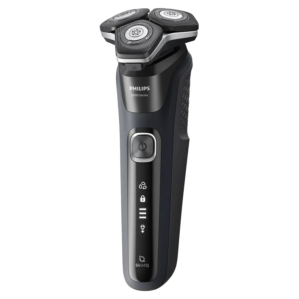 Philips Series 5000 Wet & Dry Electric Shaver - Deep Black | S5898/25