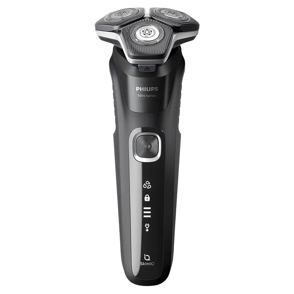 Philips Series 5000 Wet & Dry Electric Shaver - Deep Black | S5898/25