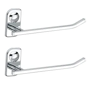 Plantex Stainless Steel Hand Towel Hanger/Towel Ring for Wash Basin/Towel Hanger/Holder/Bathroom Accessories (Chrome - Pack of 2) Dream