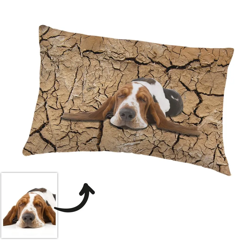 Polyester Fibre Custom Pillowcase Personalized Photo Pillowcase-The Dry Land Pillowcase