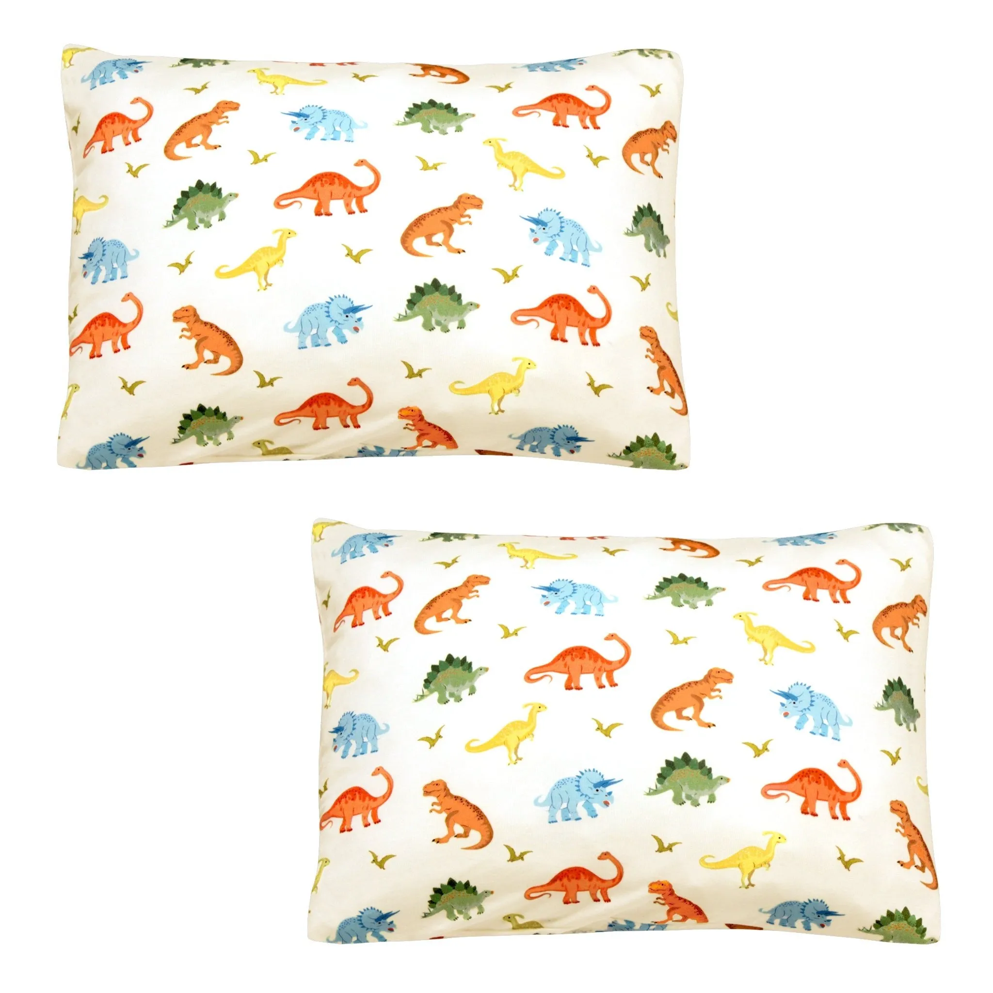 Powder Blue Jurassic Crew 2-Pack Toddler Pillow Case