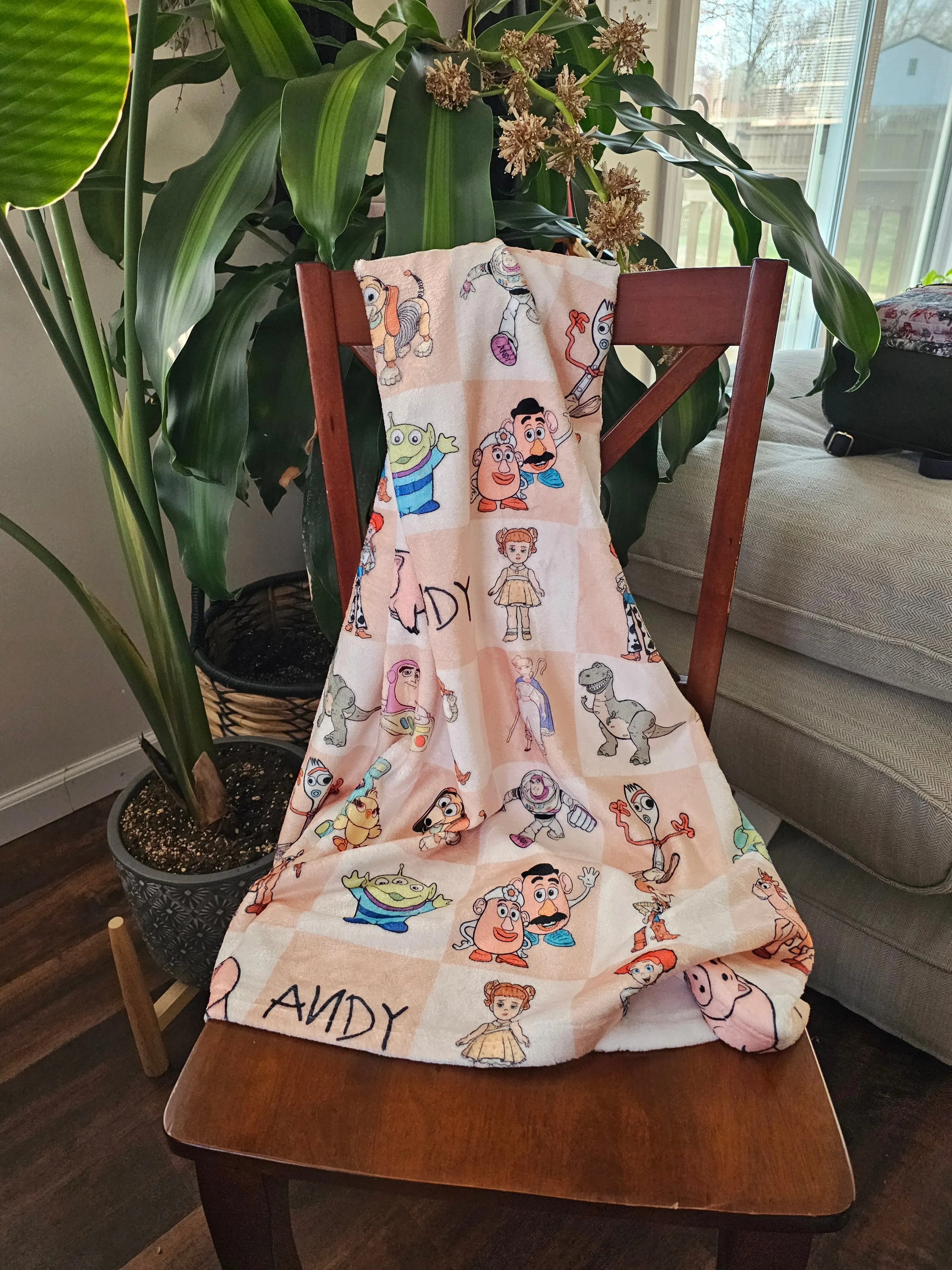 PREORDER: Andy's toys 50x60 blanket