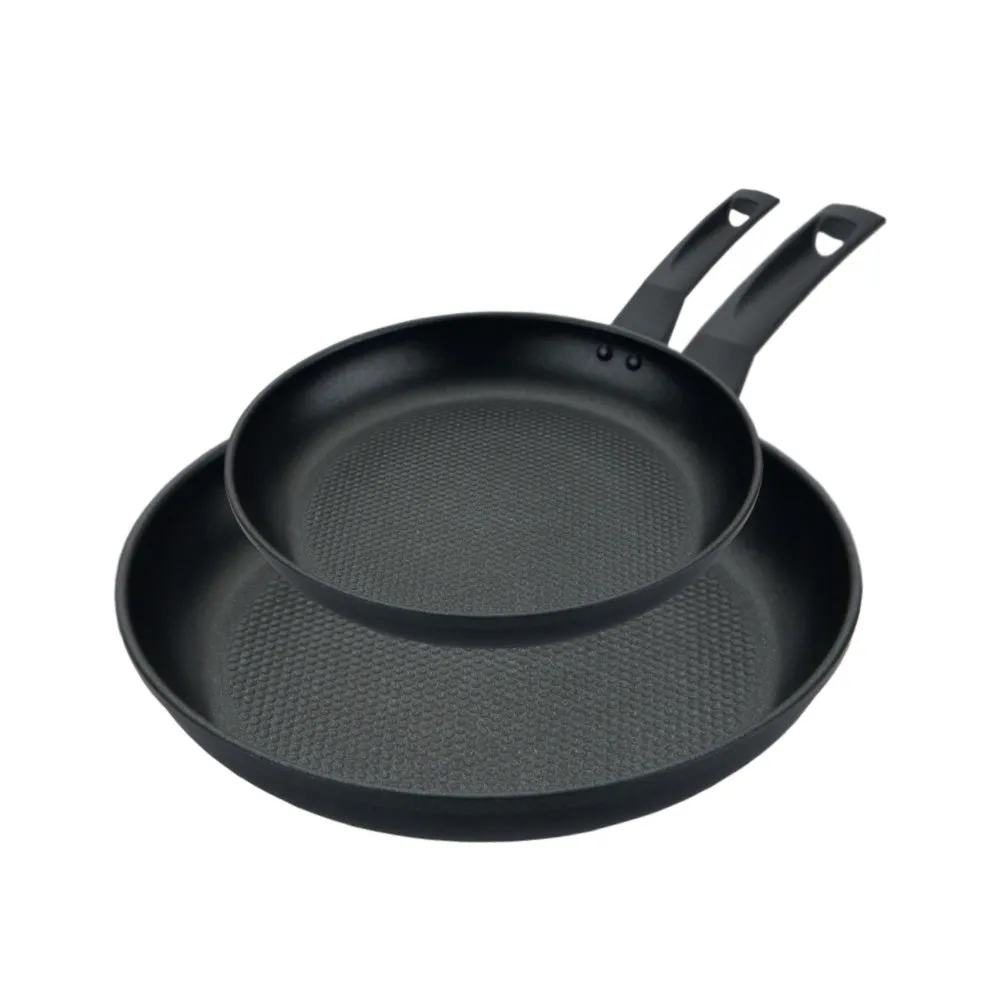 Prestige  9 x Tougher Aluminium Frypan Twin Pack, 21cm & 29cm