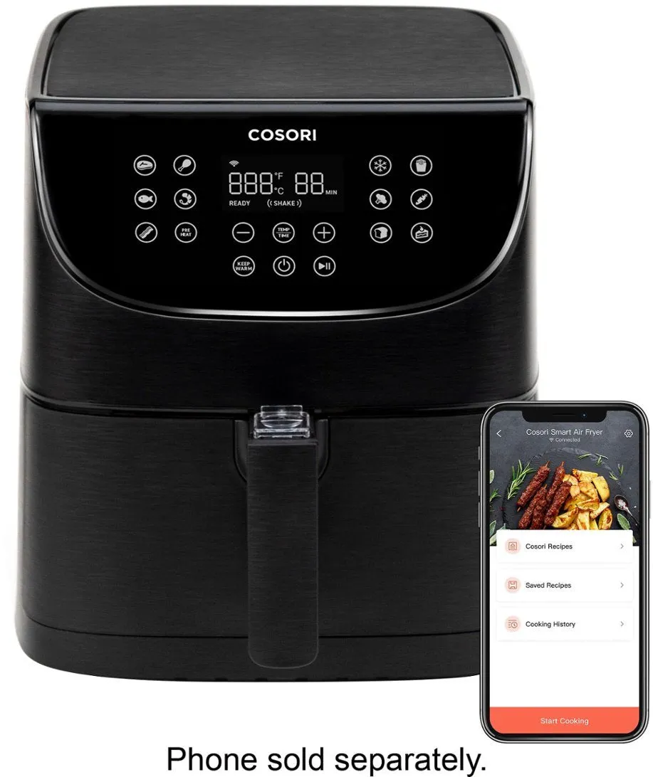 Pro Gen 2 5.8 Qt Smart Air Fryer - Black