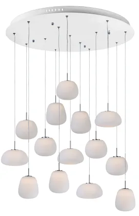 Puffs 14-Light LED Pendant