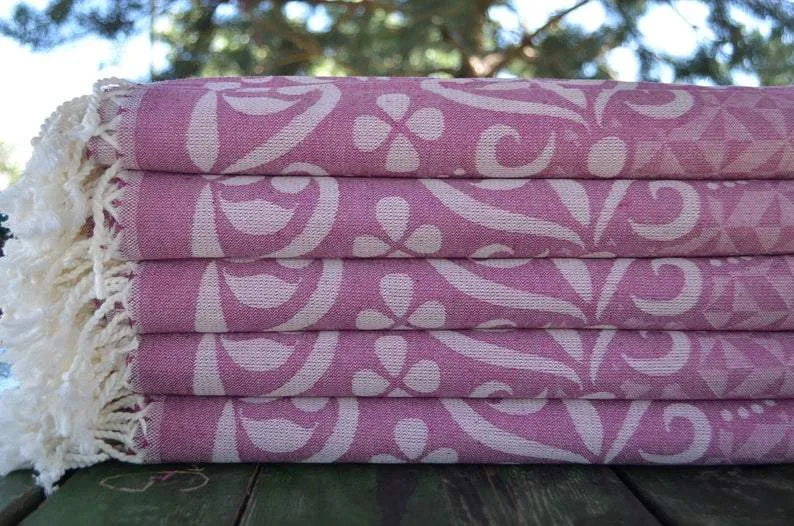 Purple Mandala 100% Cotton Towel