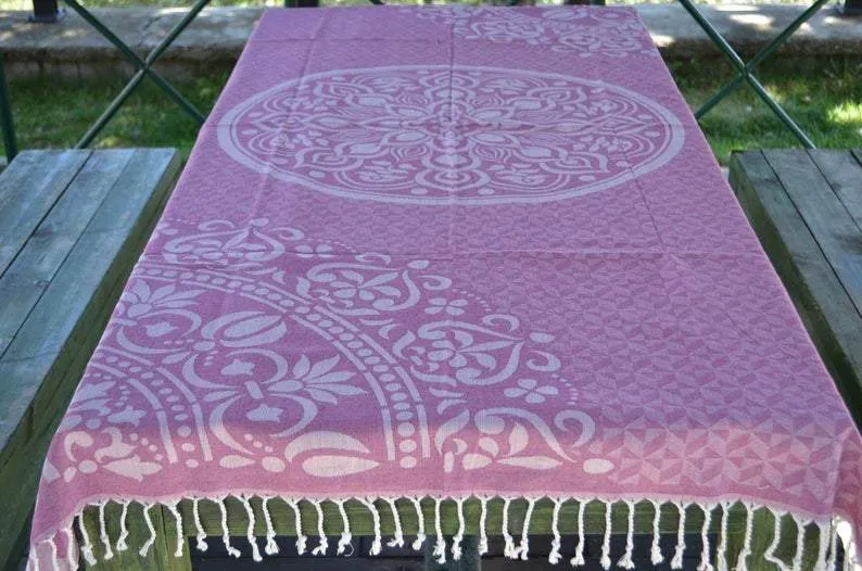 Purple Mandala 100% Cotton Towel