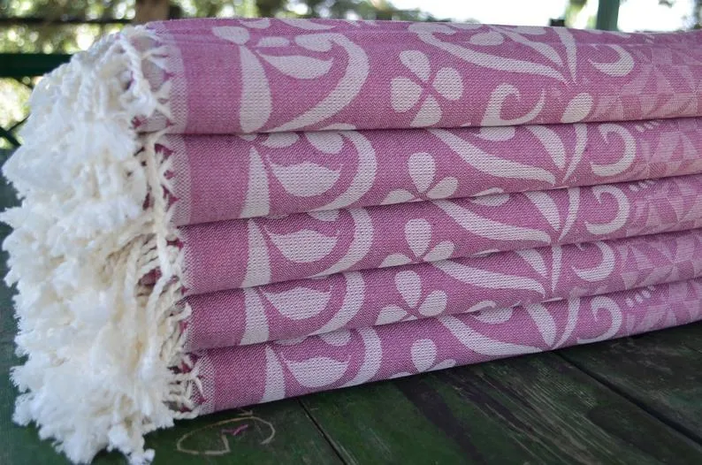 Purple Mandala 100% Cotton Towel