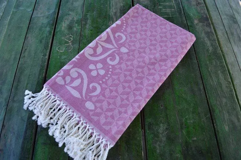 Purple Mandala 100% Cotton Towel