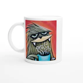 "Sasquatch Drinking Coffee" Mug