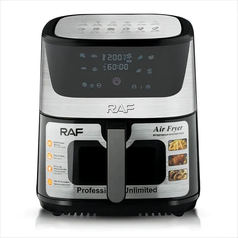 Raf Air Fryer, 1800Watts, 10Lit, Black