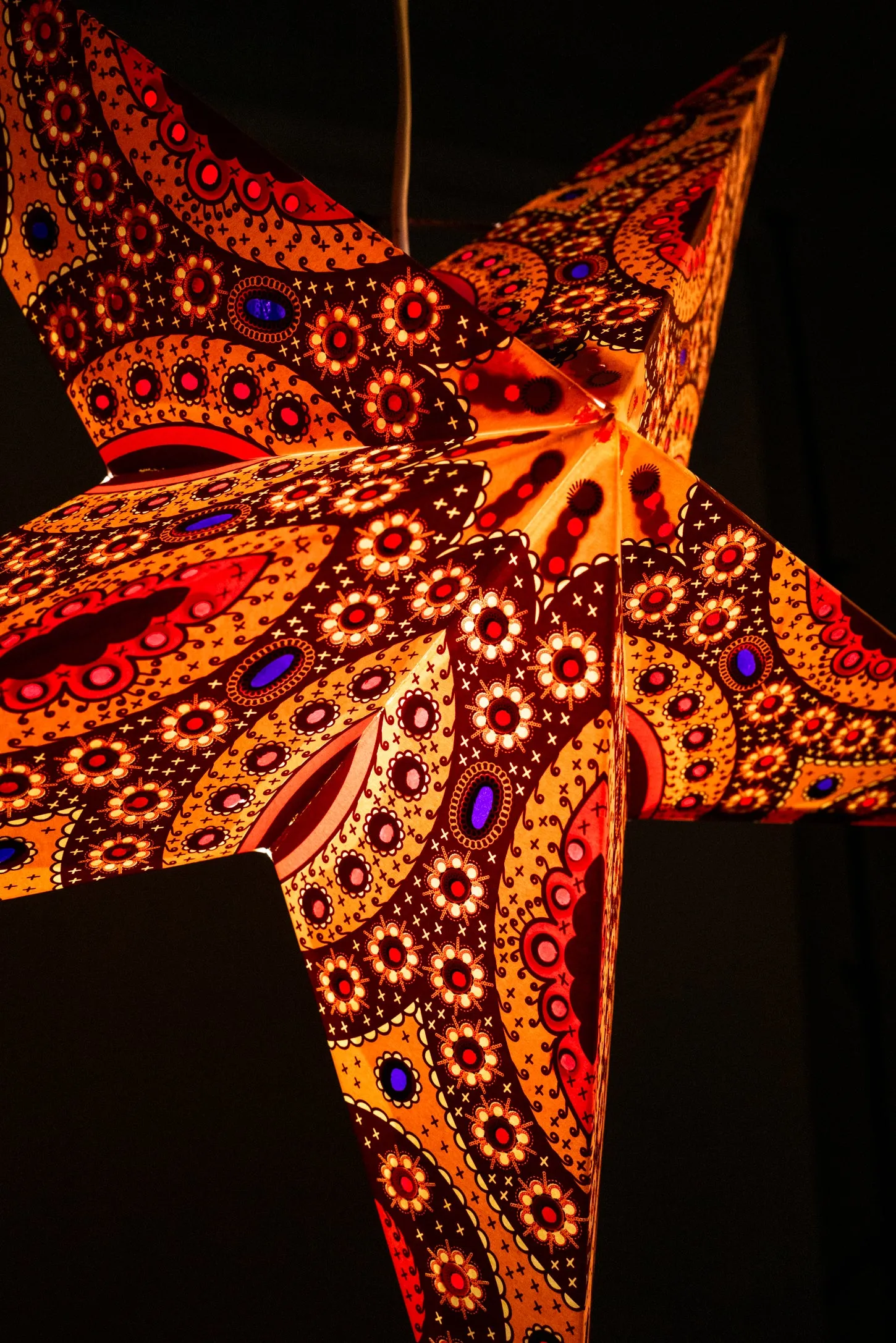 Rajasthani Decorative Star Paper Lantern