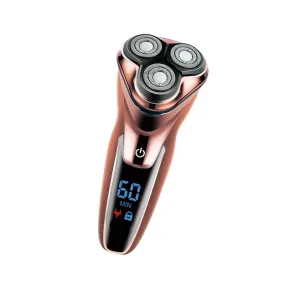 Rechargeable Double-Ring Three-Head Electric Wet And Dry Shaver En-9308