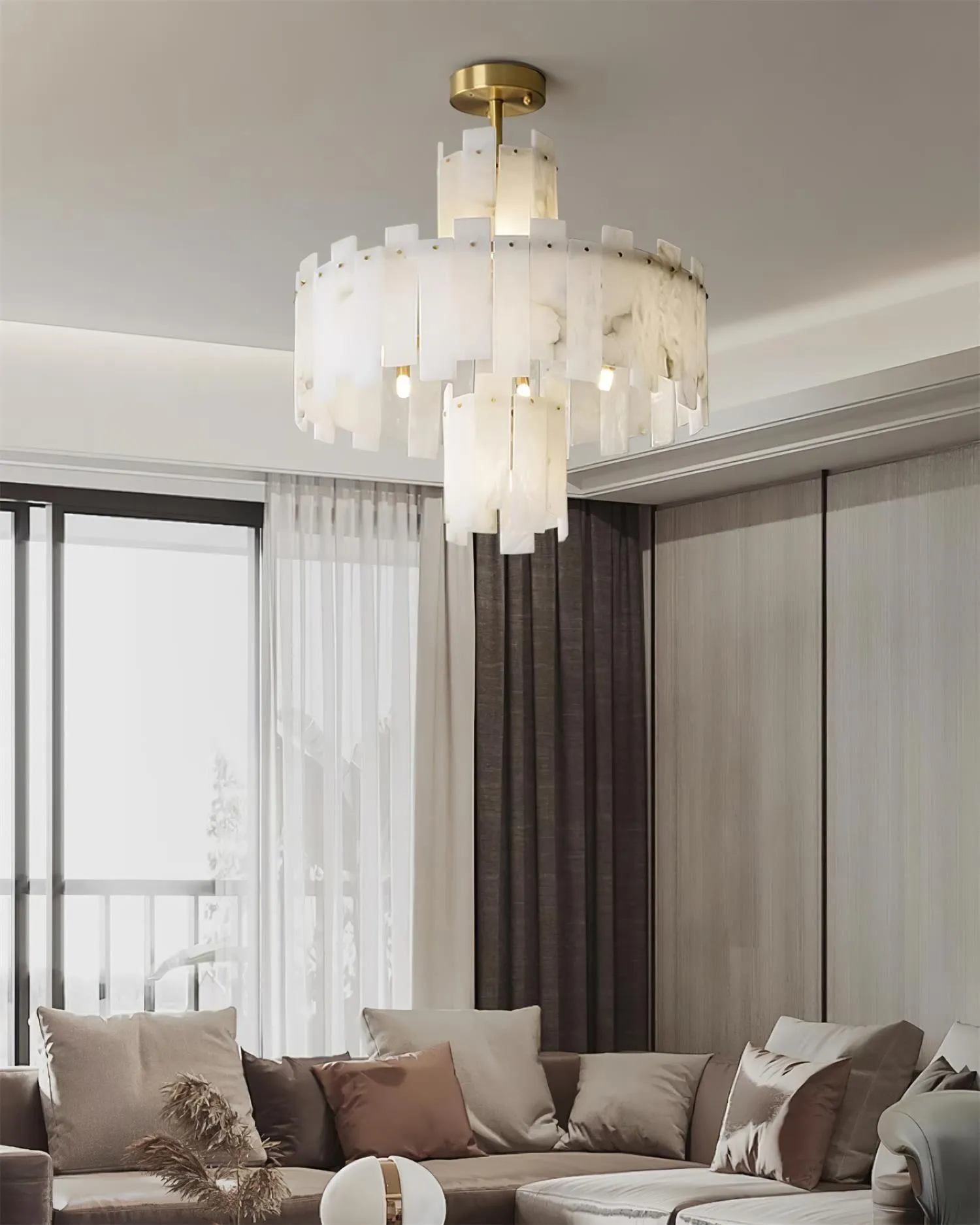 Regina Alabaster Chandelier