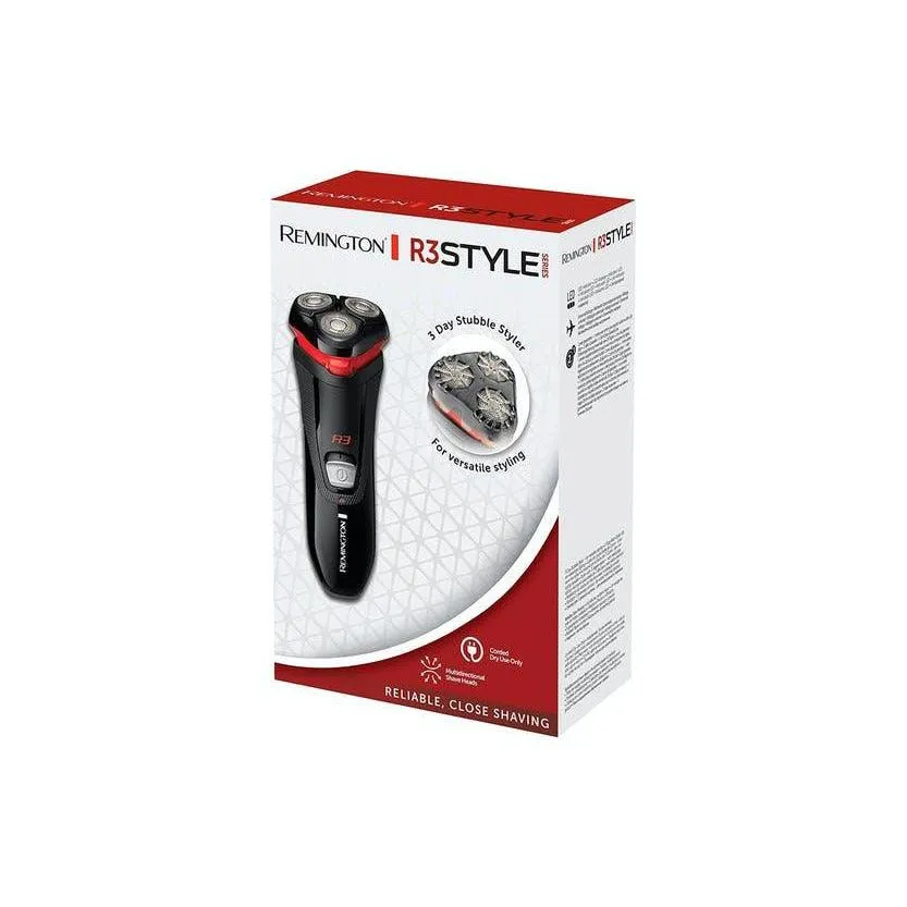 Remington R3000 Series Corded Rotary Shaver - Black | R3000R3