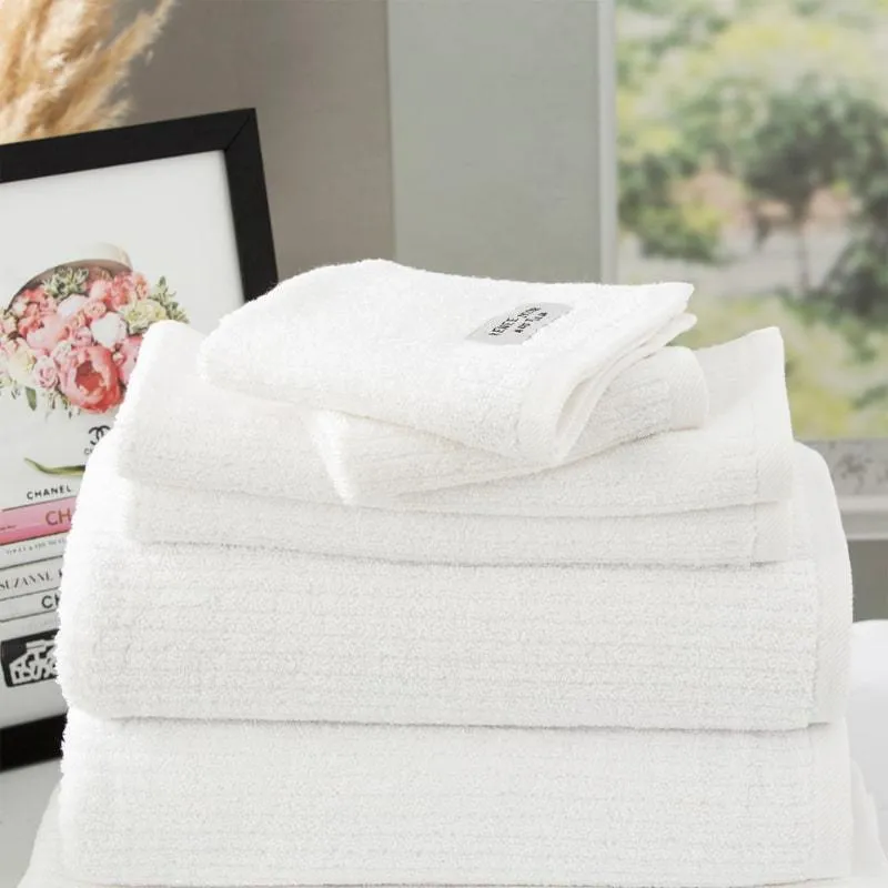 Renee Taylor Cobblestone 2 Pack White Bath Sheet