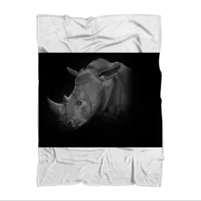 Rhino Sublimation Throw Blanket