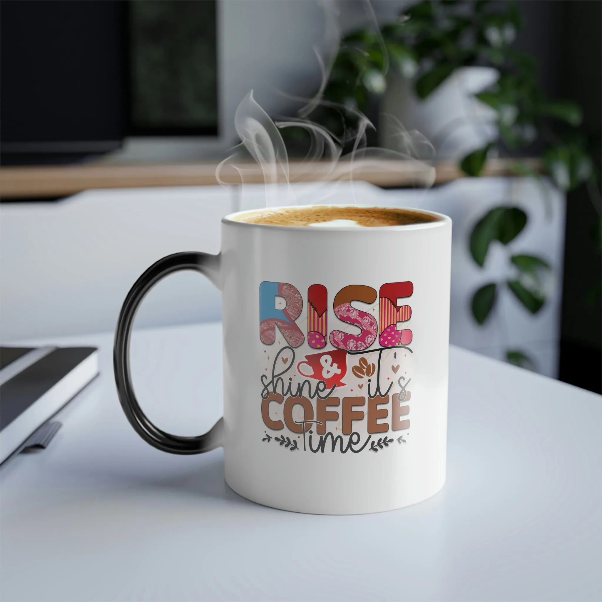 Rise & shine, it's coffee time 11oz Color Morphing Mug