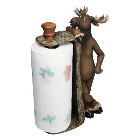 River's Edge 16"T Paper Towel Holder - Moose