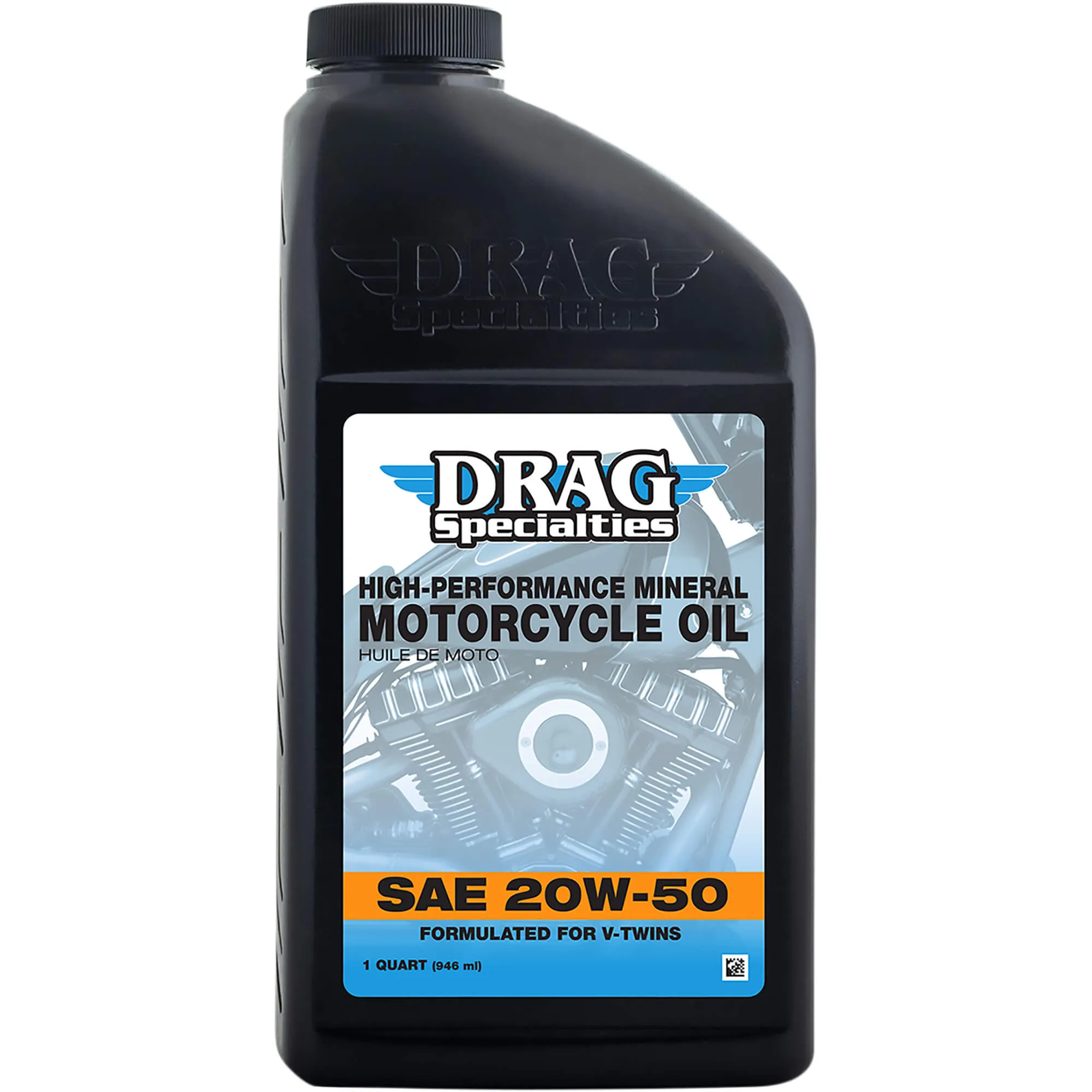 SAE 20W-50 High-Performance Mineral Engine Oil - 1 quart